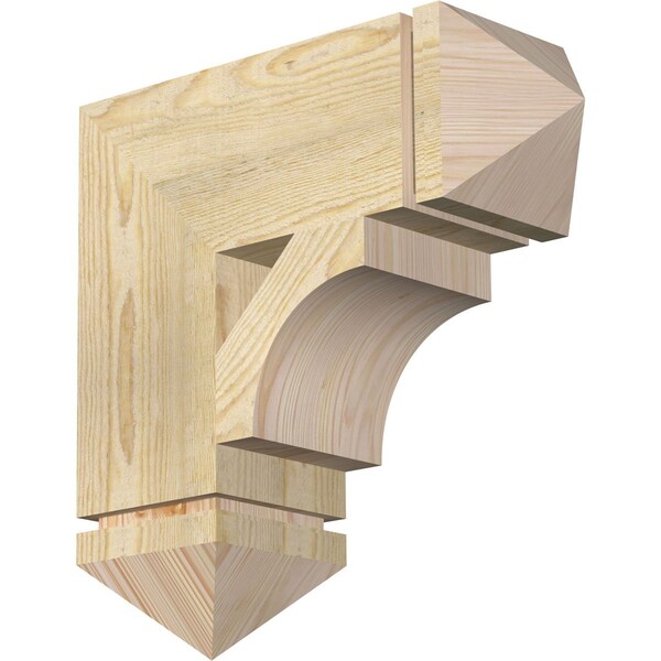 Ekena Millwork Westlake Arts & Crafts Rough Sawn Bracket, Douglas Fir, 6"W x 18"D x 18"H BKT06X18X18WTL03RDF - main